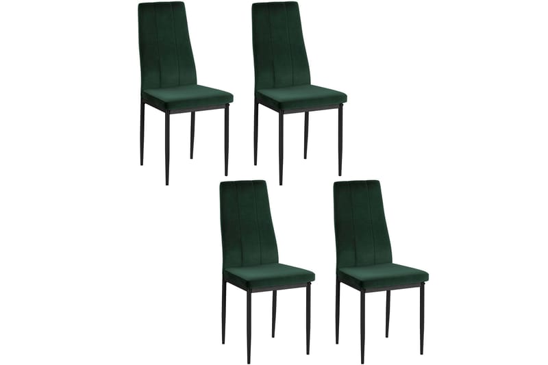 Aggarp Spisebordsstol - Velour/Mørkegrøn - Møbler - Stole & lænestole - Spisebordsstole & køkkenstole