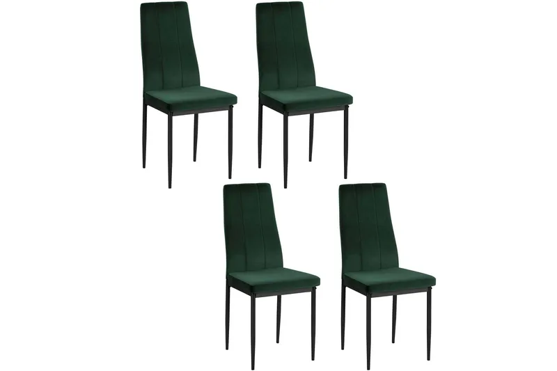 Aggarp Spisebordsstol, Velour/Mørkegrøn