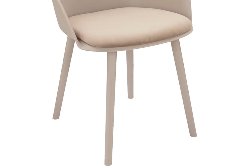 Aimee Karmstol Beige - Møbler - Stole & lænestole - Spisebordsstole & køkkenstole