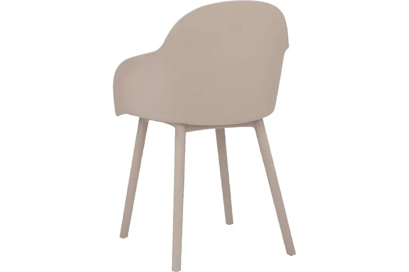 Aimee Karmstol Beige - Møbler - Stole & lænestole - Spisebordsstole & køkkenstole