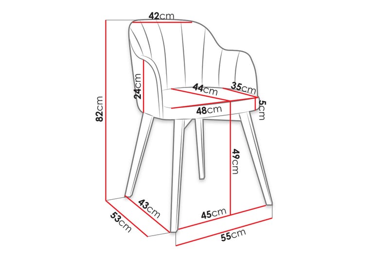 Aldbrough Spisebordsstol - Spisebordsstole & køkkenstole - Armstole