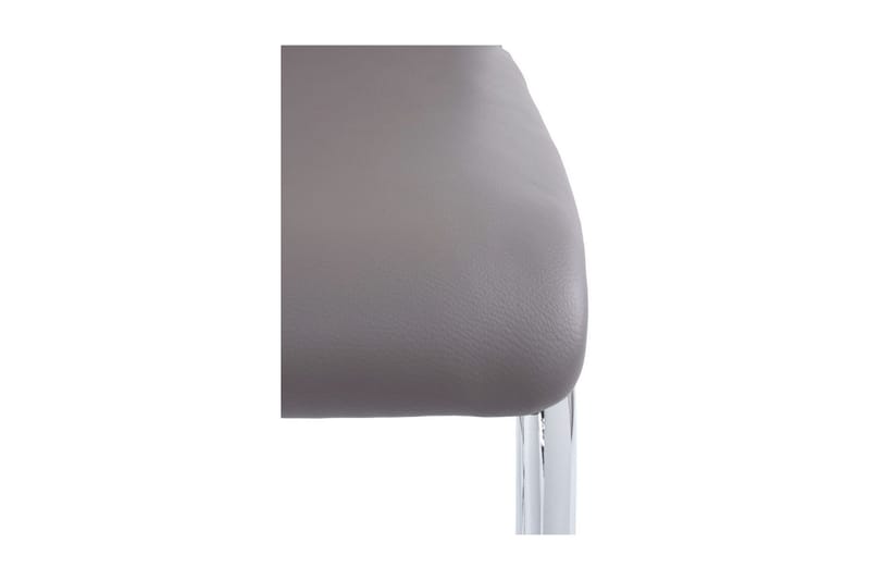 Aleia spisebordsstol kunstlæder 2 stk. - Brun/Krom - Møbler - Stole & lænestole - Spisebordsstole & køkkenstole