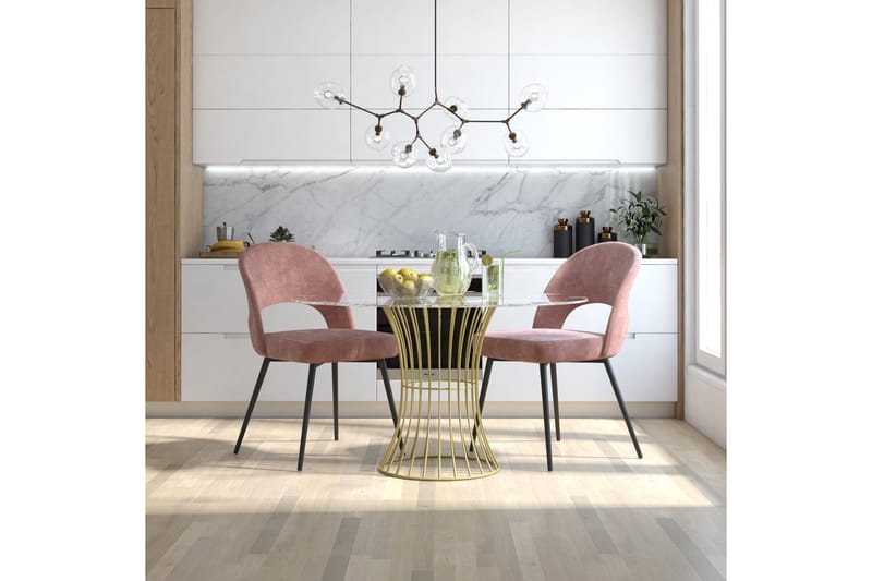 Alexi Spisebordsstol Rosa - CosmoLiving - Møbler - Stole & lænestole - Spisebordsstole & køkkenstole