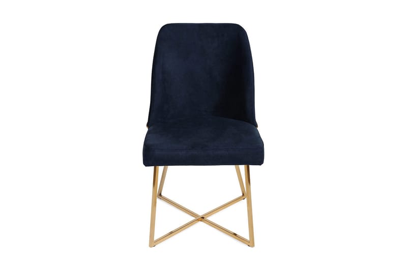 Alsacia Spisebordsstol - Guld/Mørkeblå - Møbler - Stole & lænestole - Spisebordsstole & køkkenstole