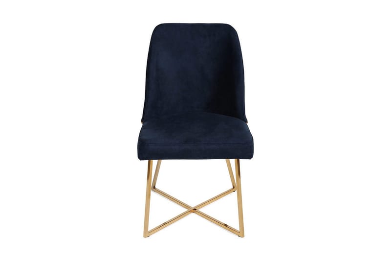 Alsacia Spisebordsstol - Guld/Mørkeblå - Møbler - Stole & lænestole - Spisebordsstole & køkkenstole