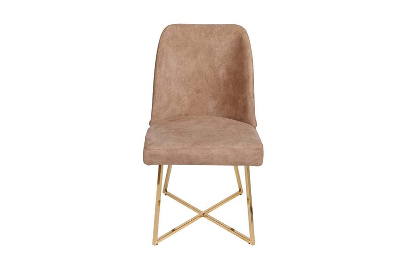 Alsacia Spisebordsstol i Fløjl - Sandbeige - Møbler - Stole & lænestole - Spisebordsstole & køkkenstole