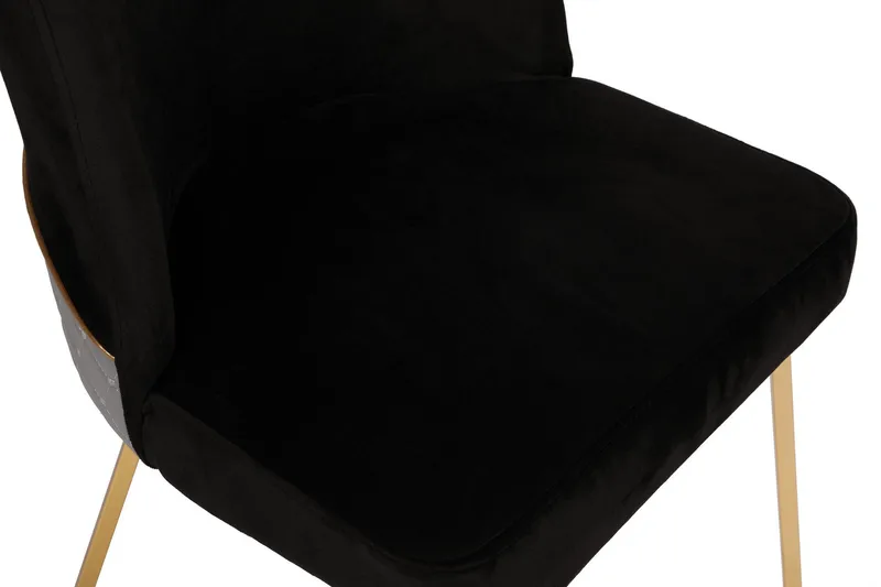 Alsacia Spisebordsstol - Sort/Guld - Møbler - Stole & lænestole - Spisebordsstole & køkkenstole