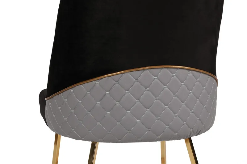 Alsacia Spisebordsstol - Sort/Guld - Møbler - Stole & lænestole - Spisebordsstole & køkkenstole