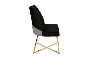 Alsacia Spisebordsstol - Sort/Guld - Møbler - Stole & lænestole - Spisebordsstole & køkkenstole