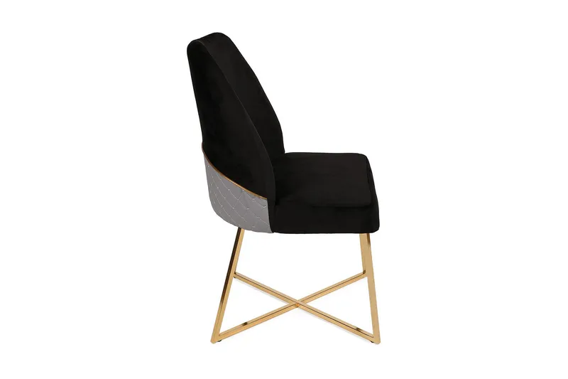Alsacia Spisebordsstol - Sort/Guld - Møbler - Stole & lænestole - Spisebordsstole & køkkenstole