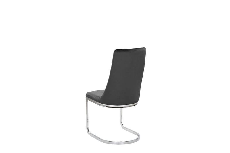 Altoona Spisebordsstol 2stk - Velour/Sort - Spisebordsstole & køkkenstole