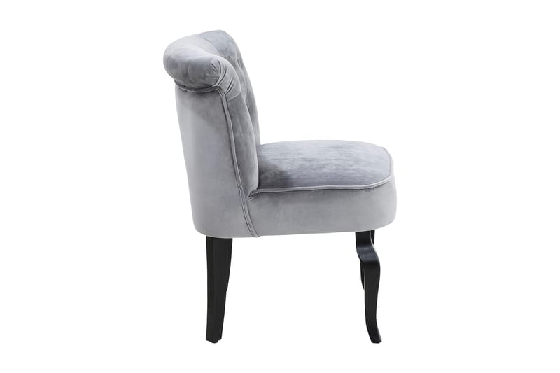 Amidon spisebordsstol velour - Grå - Møbler - Stole & lænestole - Spisebordsstole & køkkenstole