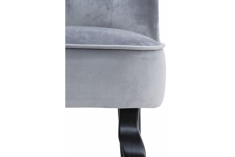 Amidon spisebordsstol velour - Grå - Spisebordsstole & køkkenstole