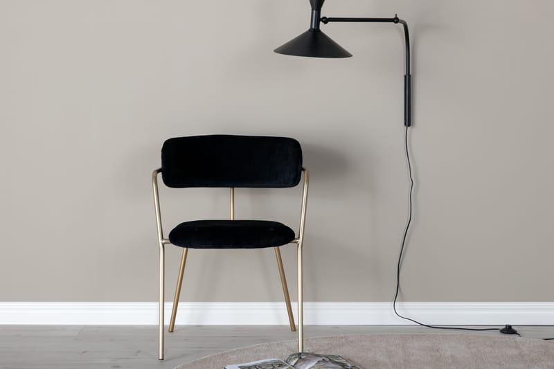 Arcarazo Lænestol - Sort/Messing - Spisebordsstole & køkkenstole - Armstole