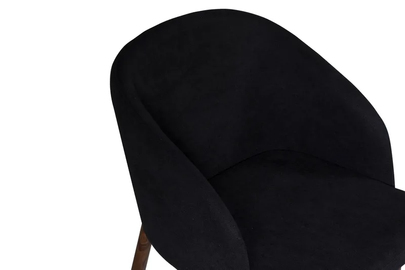 Arch Spisebordsstol i Stof med Metal - Brun|Sort - Møbler - Stole & lænestole - Spisebordsstole & køkkenstole