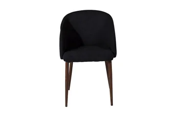 Arch Spisebordsstol i Stof med Metal - Brun|Sort - Møbler - Stole & lænestole - Spisebordsstole & køkkenstole