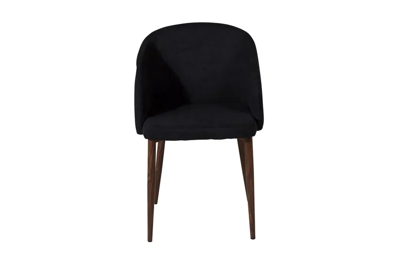 Arch Spisebordsstol i Stof med Metal - Brun|Sort - Møbler - Stole & lænestole - Spisebordsstole & køkkenstole