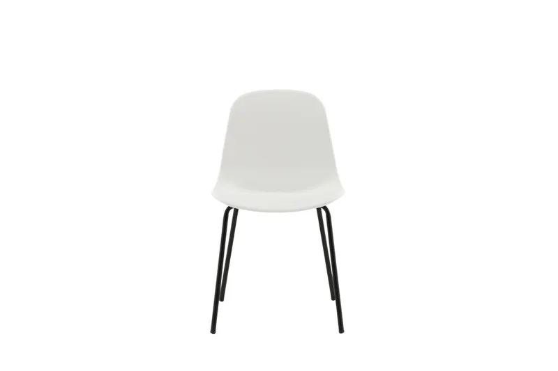 Arctic Spisebordsstol, Hvid/Sort