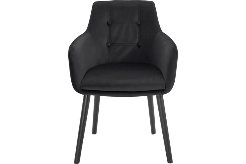 Arda Armstol - Sort - Møbler - Stole & lænestole - Spisebordsstole & køkkenstole
