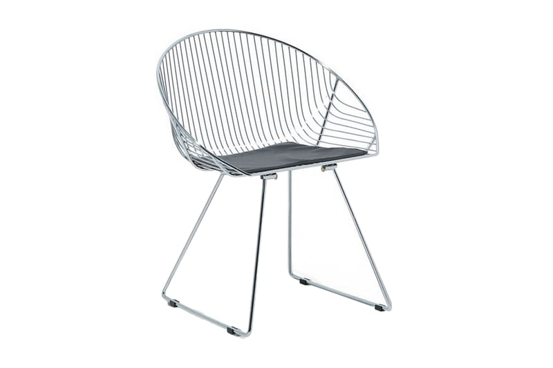 Aurora stolsæt til 2 stk - Sølv - Spisebordsstole & køkkenstole
