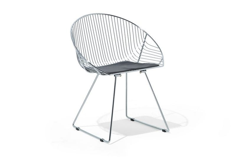 Aurora stolsæt til 2 stk - Sølv - Møbler - Stole & lænestole - Spisebordsstole & køkkenstole