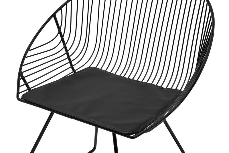 Aurora stolsæt til 2 stk - Sort - Spisebordsstole & køkkenstole