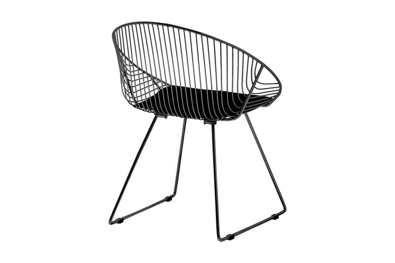 Aurora stolsæt til 2 stk - Sort - Møbler - Stole & lænestole - Spisebordsstole & køkkenstole