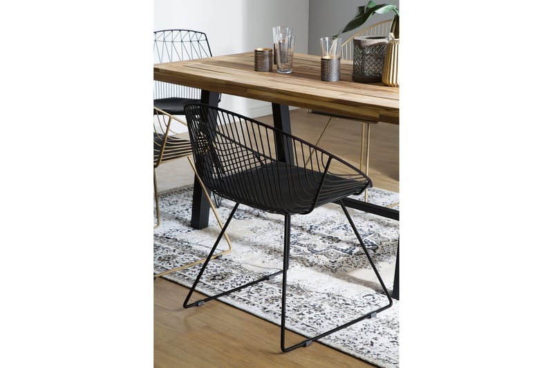 Aurora stolsæt til 2 stk - Sort - Møbler - Stole & lænestole - Spisebordsstole & køkkenstole