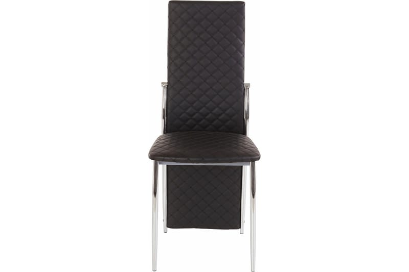 Baila spisebordsstol kunstlæder 2 stk. - sort - Spisebordsstole & køkkenstole