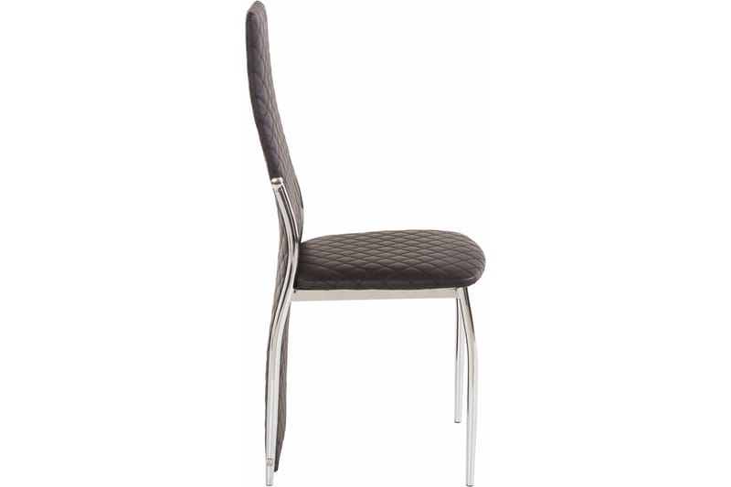 Baila spisebordsstol kunstlæder 2 stk. - sort - Spisebordsstole & køkkenstole