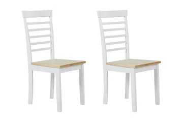 Battersby Spisebordsstol 2stk - Hvid/Lyst Træ - Møbler - Stole & lænestole - Spisebordsstole & køkkenstole