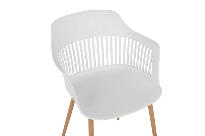 Bereca Spisebordsstol 2stk - Hvid - Spisebordsstole & køkkenstole - Armstole