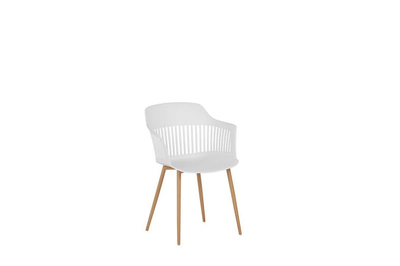 Bereca Spisebordsstol 2stk - Hvid - Møbler - Stole & lænestole - Spisebordsstole & køkkenstole