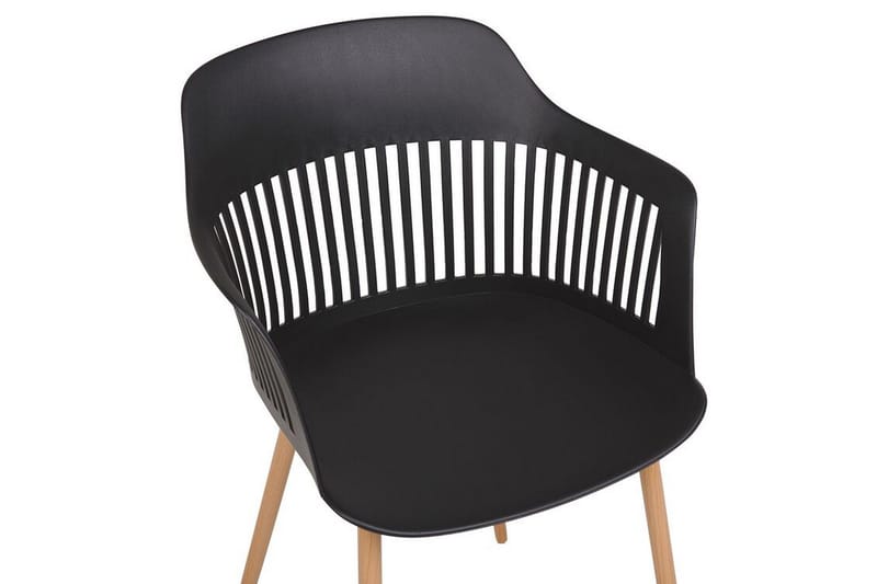 Bereca Spisebordsstol 2stk - Sort - Møbler - Stole & lænestole - Spisebordsstole & køkkenstole