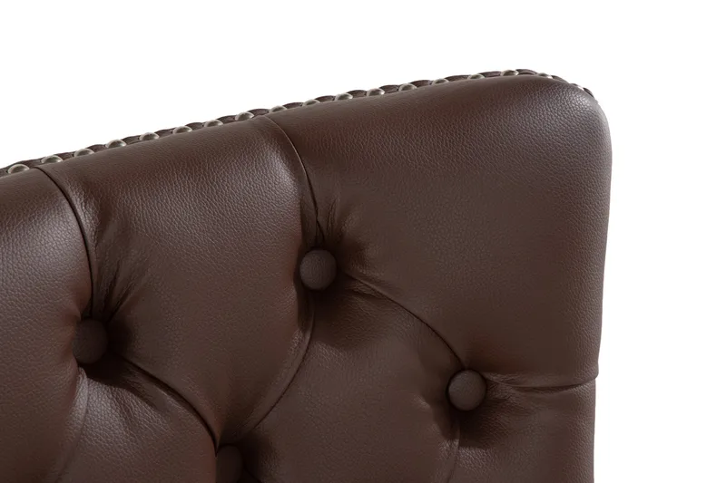 Bergviken Spisebordsstol Kunstlæder - Brun/Kunstlæder - Møbler - Stole & lænestole - Spisebordsstole & køkkenstole