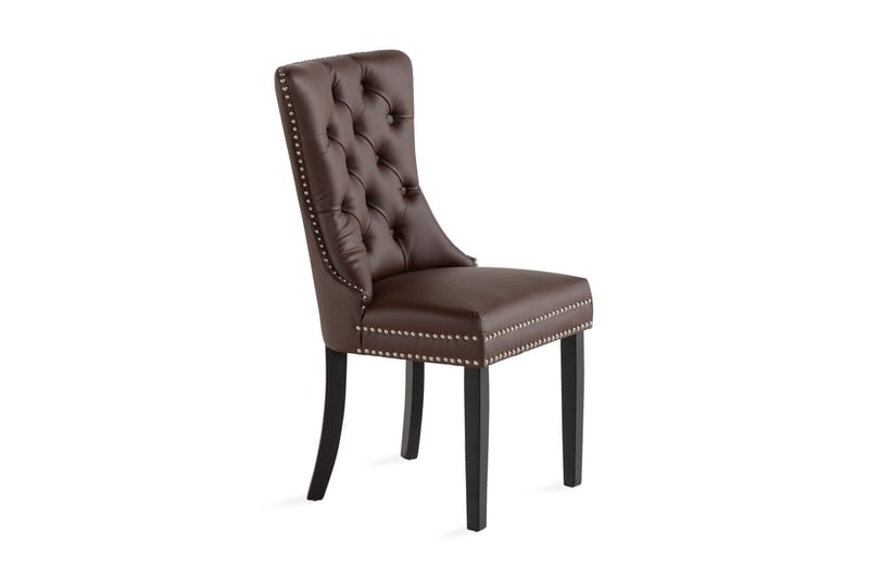 Bergviken Spisebordsstol Kunstlæder, Brun/Kunstlæder