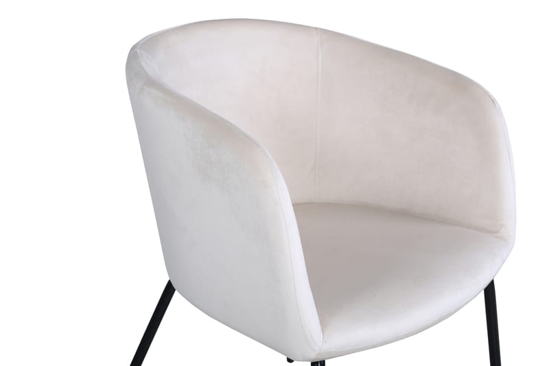 Berita Armstol Velour/Beige/Sort - Armstole - Spisebordsstole & køkkenstole