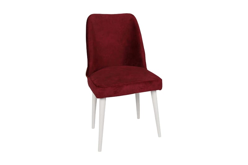 Berriaren Spisebordsstol 4 stk - Rød/Hvid - Spisebordsstole & køkkenstole