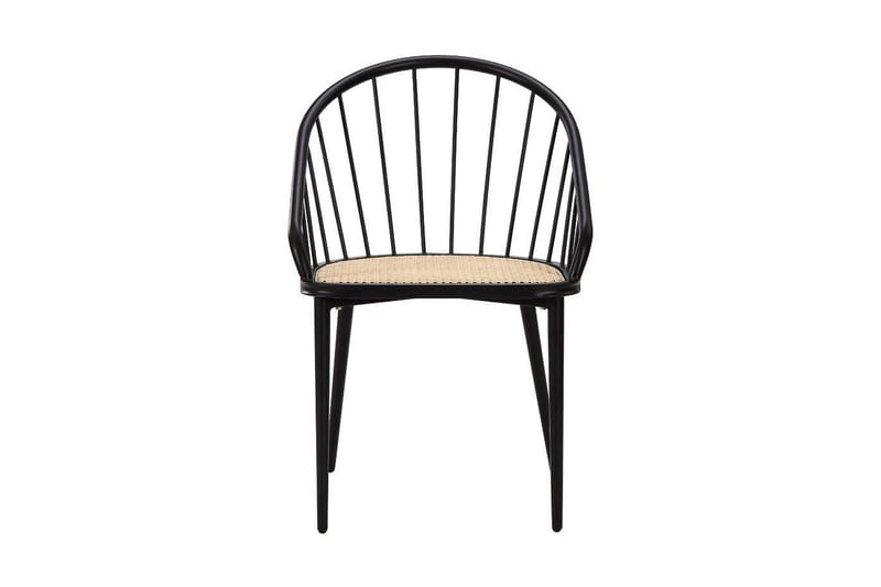 Bilev Spisebordsstol - Sort/Natur - Spisebordsstole & køkkenstole - Armstole