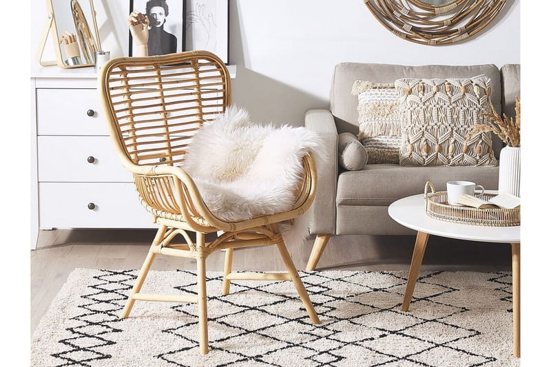 Birns Rattanstol - Brun - Møbler - Stole & lænestole - Spisebordsstole & køkkenstole