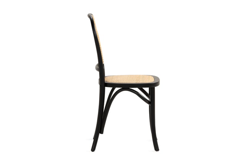 Bjarshog Spisebordsstol - Sort/Natur - Spisebordsstole & køkkenstole