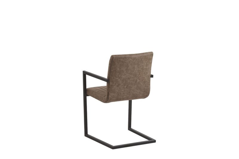 Brandol Spisebordsstol 2stk - Kunstlæder/Lysebrun - Spisebordsstole & køkkenstole - Armstole