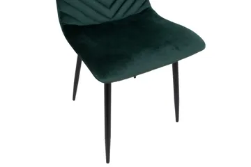 Brie Stol Mørkegrå Velour - Møbler - Stole & lænestole - Spisebordsstole & køkkenstole