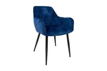 Brita Stol 61x57x83 cm Blå - Møbler - Stole & lænestole - Spisebordsstole & køkkenstole