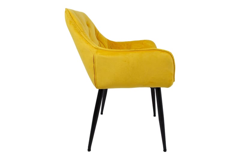 Brita Stol 61x57x83 cm Gul - Møbler - Stole & lænestole - Spisebordsstole & køkkenstole