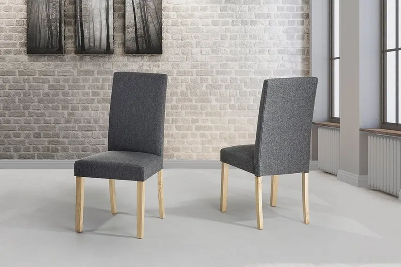 Broadway stol 2 stk 47 cm - Grå - Møbler - Stole & lænestole - Spisebordsstole & køkkenstole