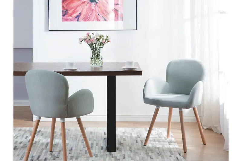 Brookville stolsæt til 2 stk - Grå - Møbler - Stole & lænestole - Spisebordsstole & køkkenstole