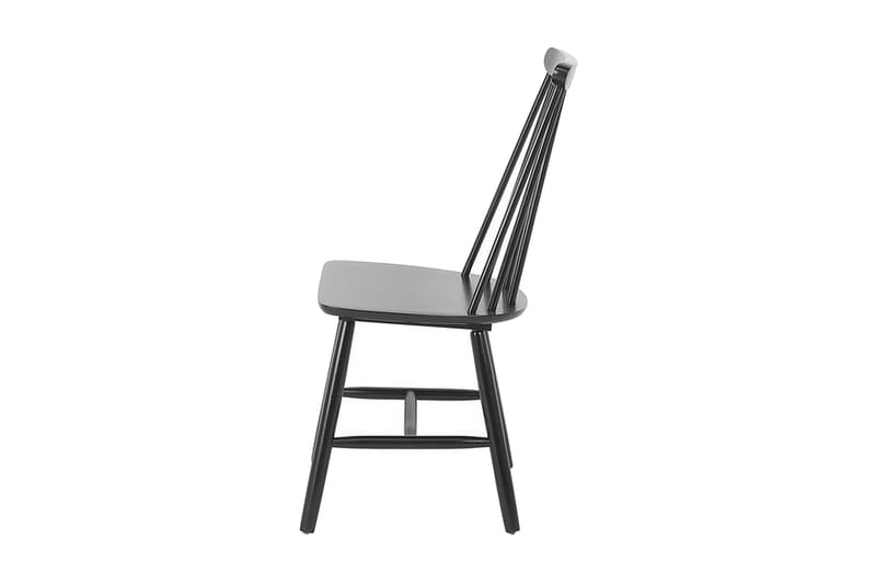 Burbank stolsæt til 2 stk - Sort - Møbler - Stole & lænestole - Spisebordsstole & køkkenstole