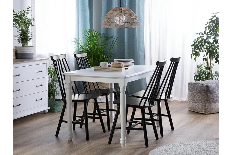 Burbank stolsæt til 2 stk - Sort - Møbler - Stole & lænestole - Spisebordsstole & køkkenstole