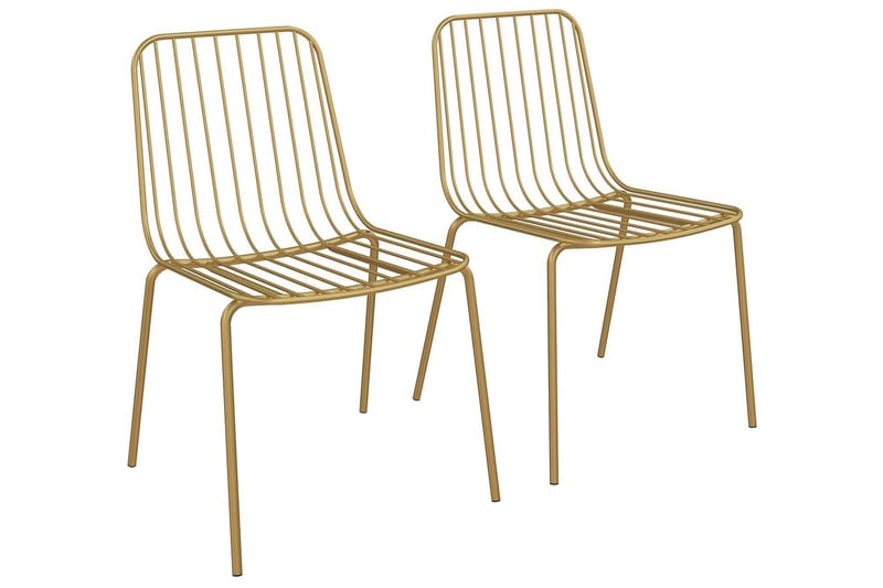Caden Spisebordsstol Guld 2-pak - Dorel Home - Møbler - Stole & lænestole - Spisebordsstole & køkkenstole